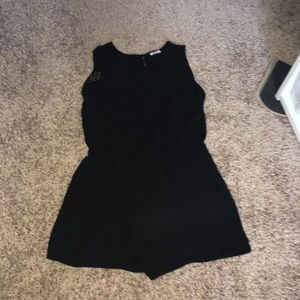kids black romper